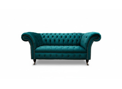 Sofa 2 Místný Design Pohovky Potahové Pohovky Textilní Chesterfield Sedadlo