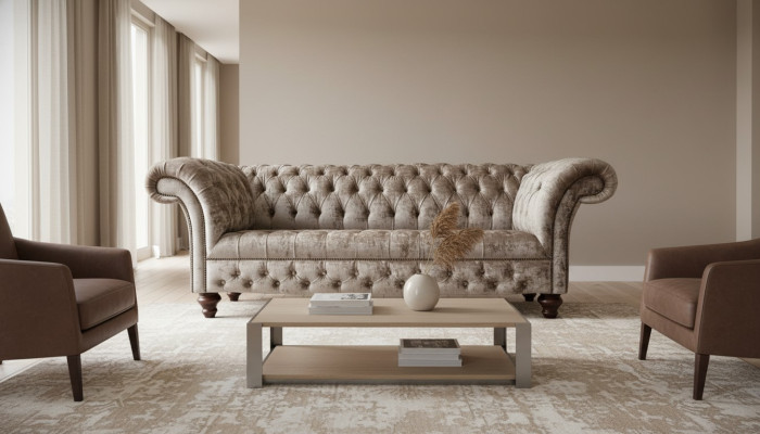 Chesterfield Sofa 3 Sitz Polster Design Couchen Sofas Modern Dreisitzer