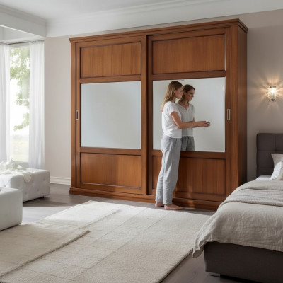 Kleiderschrank Schrank Holzschränke Schlafzimmer möbel Design Holz