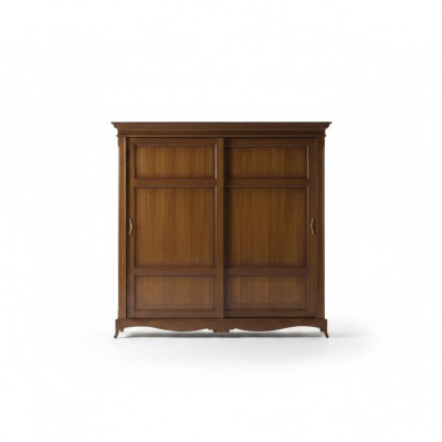 Echtholz Kleiderschrank Holzschrank Schrank Schlafzimmer Möbel Italien Neu