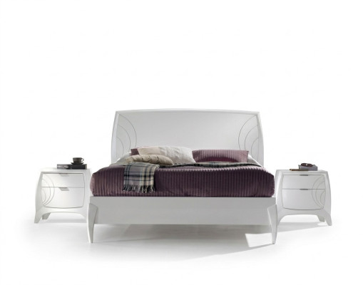 Set Bett Schlafzimmer 2x Nachttische Komplett Set Holz Möbel 3 tlg. Neu