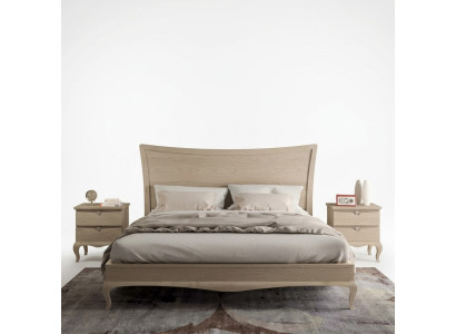Design Möbel Modern Luxus Bett 2x Nachttisch Schlafzimmer Set 3tlg. Neu