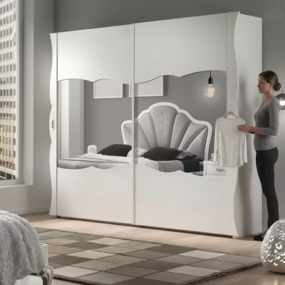 Kleiderschrank Italienische Stil Möbel Schlafzimmer Schrank Echtholz