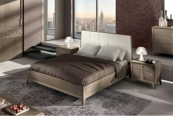 Design Schlafzimmer Sets Bett 2x Nachttische Klassischer Luxus Möbel