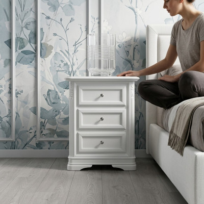 Design noční stolek konzole vedlejší stoly ložnice dřevo luxus nový