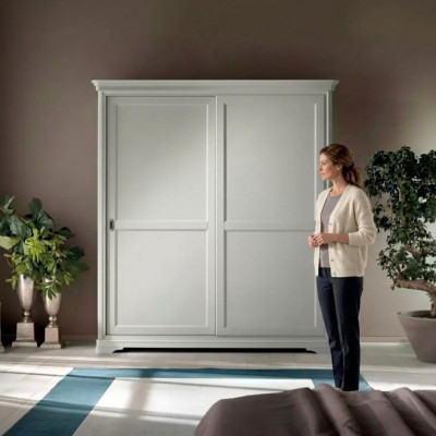 Modern Stil Kleiderschrank Design Möbel Schlafzimmer Weiß Schrank Neu