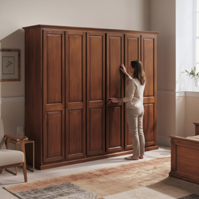 Italienische Einrichtung Schrank Schlafzimmer Kleiderschrank Möbel Neu