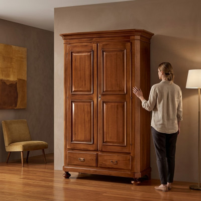 Kleiderschrank Schlafzimmer Möbel Holz Klassische Einrichtung Schrank
