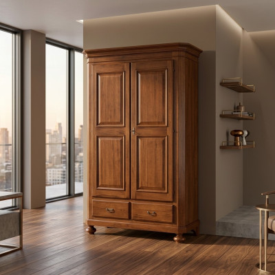 Kleiderschrank Schlafzimmer Möbel Holz Klassische Einrichtung Schrank