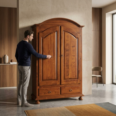 Kleiderschränke Holz Italienische Möbel Luxus Kleider Schrank Design