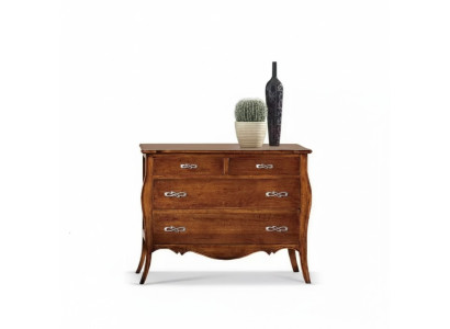 Italienische Möbel Design Kommode Schrank Braun Luxus Holz Möbel Neu
