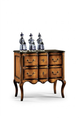 Kommode mit 2 Schubladen Sideboard Holz Schrank Kommoden Braun Neu