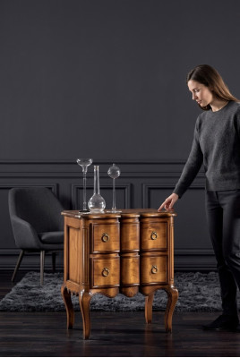 Nachttisch Design Möbel Nachttische Holz Schlafzimmer Beistelltisch Neu