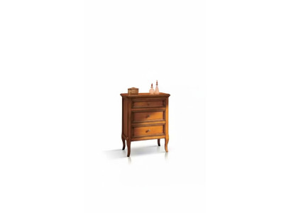 Nachttisch Klassische mit 3 Schubladen Konsolen Design Schlafzimmer