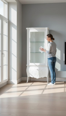 Klassische Vitrine Kommoden Vitrinen Vitrinenschrank Schrank Glasschrank