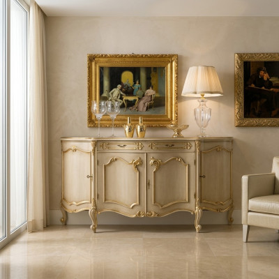 Sideboard Stil Holz Möbel Kommode Neu Italienische Möbel Design