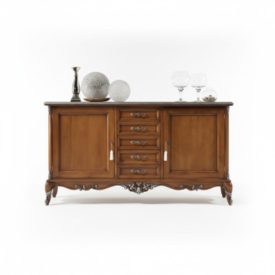 Sideboard Kommode Anrichte Massiv Holz Wohnzimmer Italien Schrank Möbel