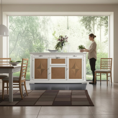 Sideboard Klassischer Schrank Holz Möbel Italienische Einrichtung Neu