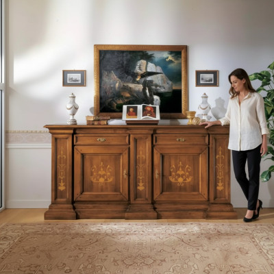 Sideboard Wohnzimmer Design Neu Luxus Möbel Braun Sideboard Holz Neu