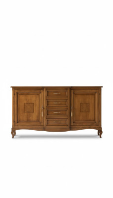 Sideboard mit Schubladen Holz Kommode Wohnzimmer Schrank Massiv Neu