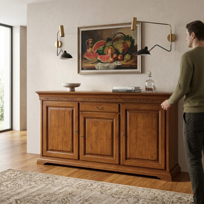 Design Möbel Sideboard Klassische Einrichtung Wohnzimmer Schrank Neu