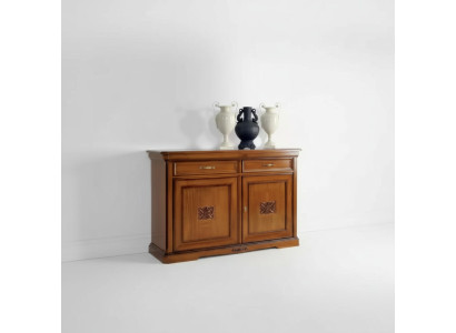 Luxus sideboard dřevěný nábytek obývacího pokoje skříň hnědá komoda nový