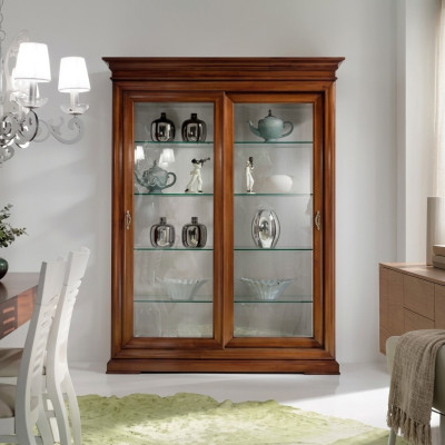 Klasické skříně Vitríny Obývací pokoj Nábytek Luxusní skříň Vitrína Sklo