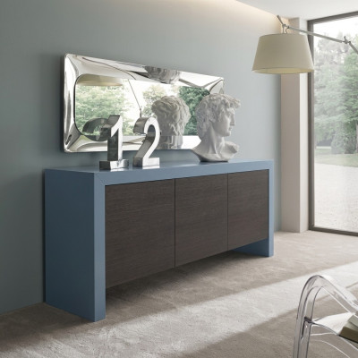 Kredenza Obývací pokoj Dřevo Komoda Skříň Luxus Italský nábytek