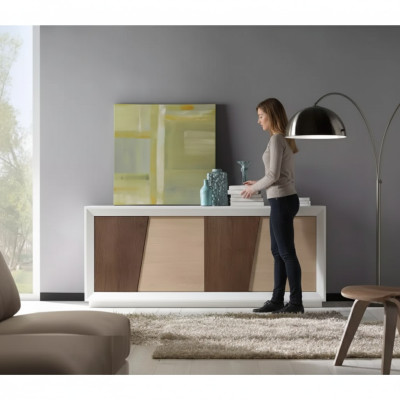 Sideboard Příborník Hnědý Příborníky Dřevo Skříň Nábytek Komody Nové