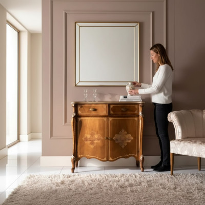 Sideboard Kommode Braun Schrank Luxus Regal Möbel Holzschrank Neu