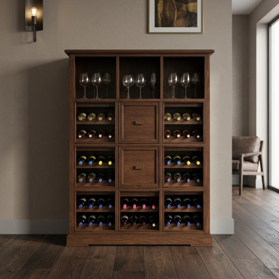 Hausbar Wohnzimmer Schrank Barschrank Vitrine Italienische Möbel Holz