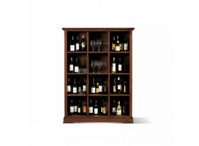Schrank Bar Barschrank Vitrine Wohnzimmer Designer Regal Möbel Holz