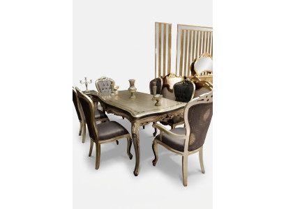 Elegantní jídelní židle 6x Nábytek do jídelny 6x židle 6 pevných židlí
