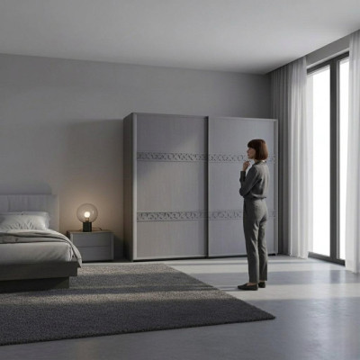 Kleiderschrank Schlafzimmer Schwebetürenschrank Schrank Luxus Modern