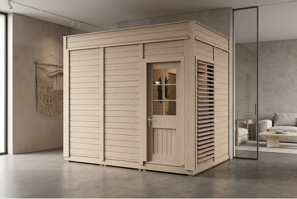 Sauna Holz Woodpro Garten Holzsauna Outdoor Saunas Trockensauna 345x245x318