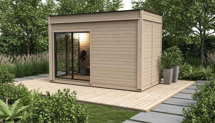 Sauna Holz Trockensauna Woodpro Garten Holzsauna Outdoor Saunas Häuschen
