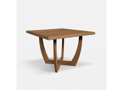 Esszimmer Esstisch Küchentisch 110 x 110 x 74 cm braun Stil Modern Tisch