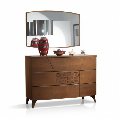 Koupelnový set komoda zrcadlo Luxus kompletní moderní komody 2 kusy