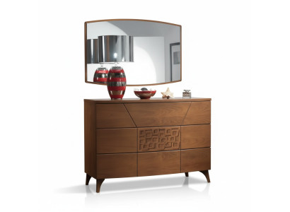 Koupelnový set komoda zrcadlo Luxus kompletní moderní komody 2 kusy