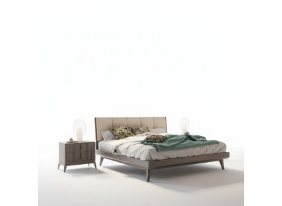 Schlafzimmer Set Bett 2x Nachttische Design Luxus neu 3tlg Modern Betten