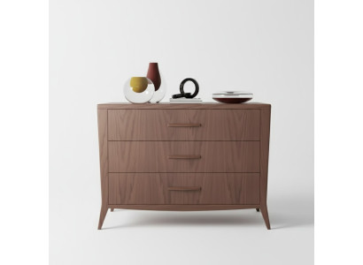 Kommode Wohnzimmer Holz Möbel Italien Sideboard Kommoden braun Schrank