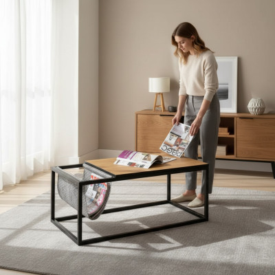 Couchtisch hnědý obývací pokoj nábytek stůl luxusní design nový luxusní