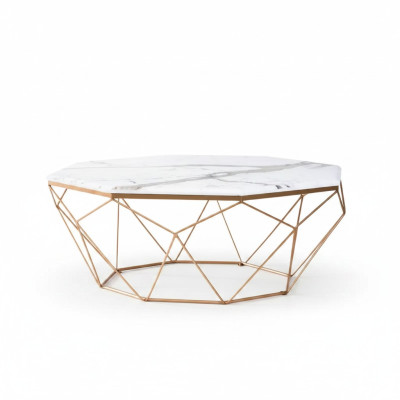 Couchtisch Möbel Tisc hGold Luxus neu Modern Wohnzimmer Design Metall