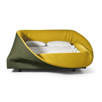 Schlafzimmer Bett Designer Möbel neu Luxus Material Holz