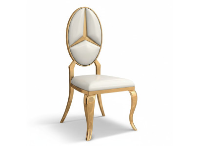 Esszimmer Weißer Lederstuhl Designer Einsitzer Polsterstühle Stühle Neu