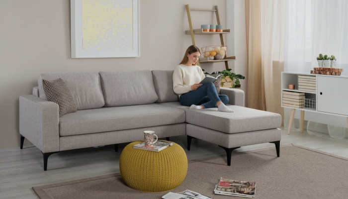 Wohnzimmer Sofa L-Form Möbel Modern Luxus Ecksofa Couch Polsterung Neu