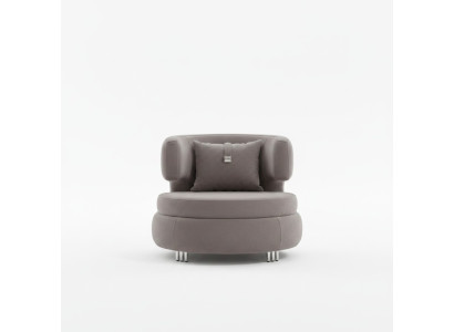 Moderní židle Obývací pokoj Designér Luxus Sedačka Textilní nábytek Klub Relax