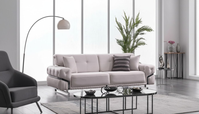 Dreisitzer Sofa Wohnzimmermöbel Modern Polstersofa Designer Couch Möbel