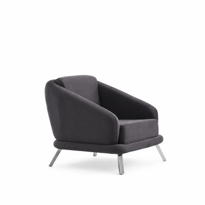 Křeslo Textil Moderní Nábytek Designér Sedadlo Obývací Pokoj Polstrované křeslo 84x79x91