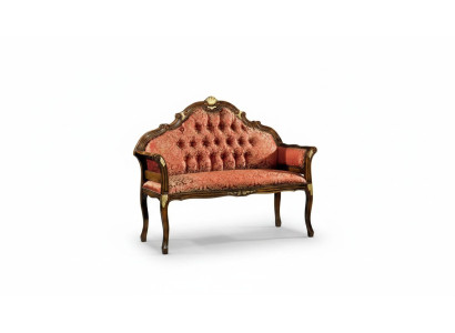 Klassische Chesterfield Sitzbank Stoffmöbel Wohnzimmermöbel Sitzmöbel
